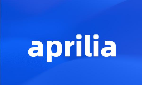 aprilia