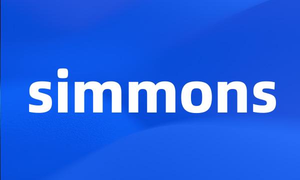 simmons