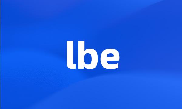 lbe