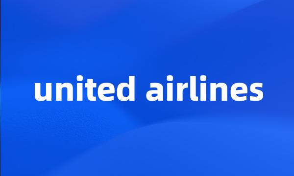 united airlines