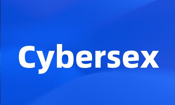 Cybersex