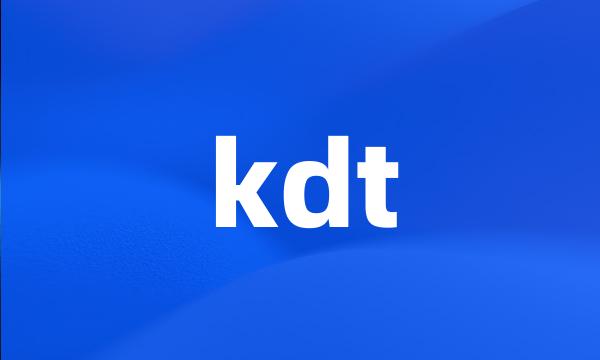 kdt