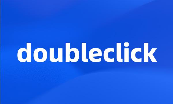 doubleclick