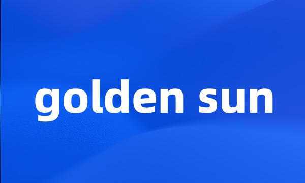 golden sun