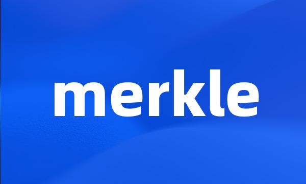 merkle