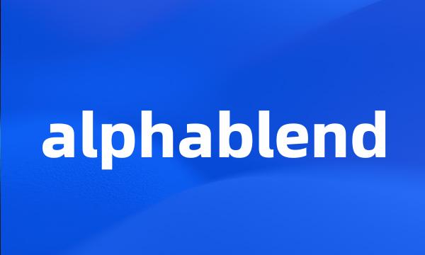 alphablend