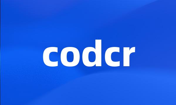 codcr