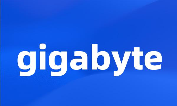 gigabyte