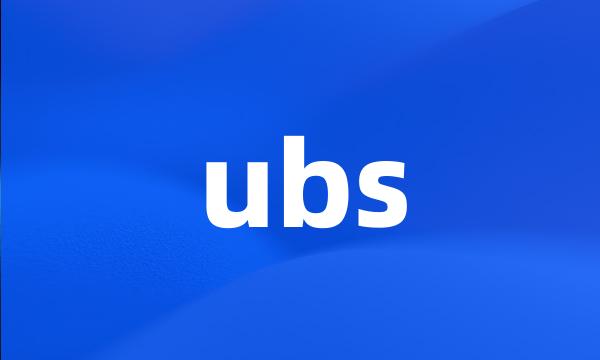 ubs