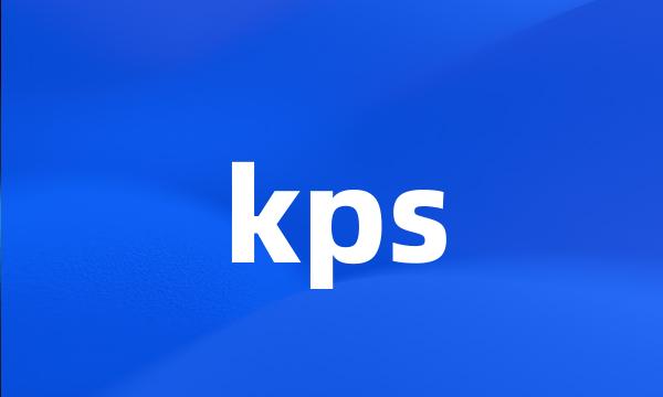 kps