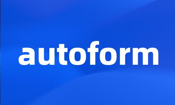 autoform