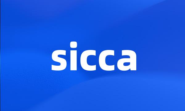 sicca