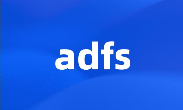 adfs