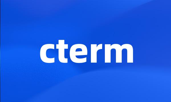 cterm