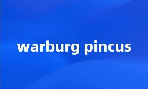 warburg pincus