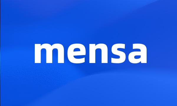 mensa