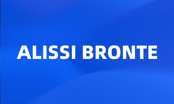 ALISSI BRONTE