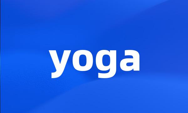 yoga