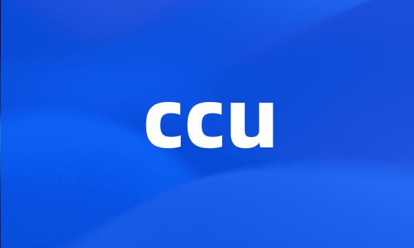 ccu