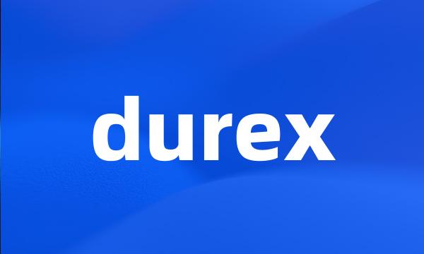 durex