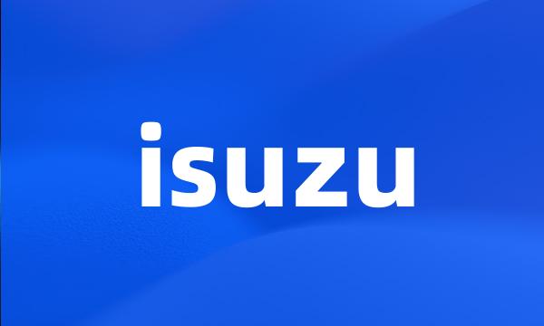 isuzu