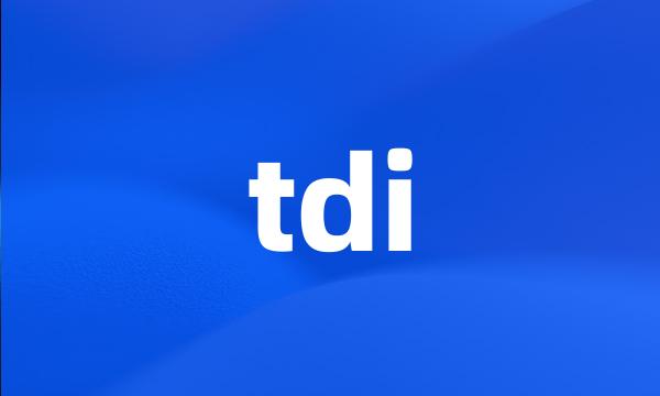 tdi