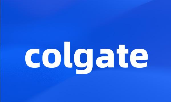 colgate