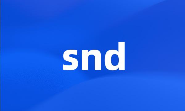 snd