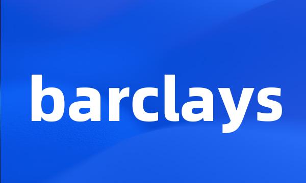 barclays