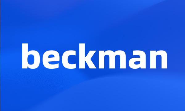 beckman