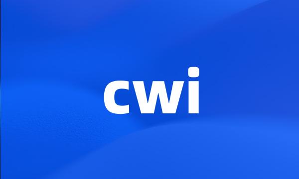 cwi