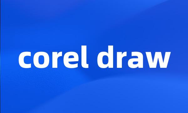 corel draw