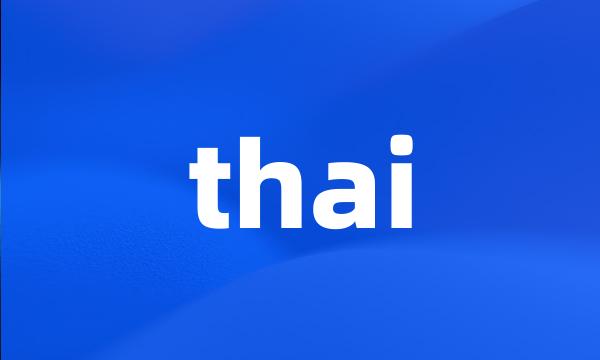 thai