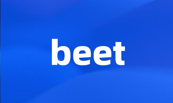 beet