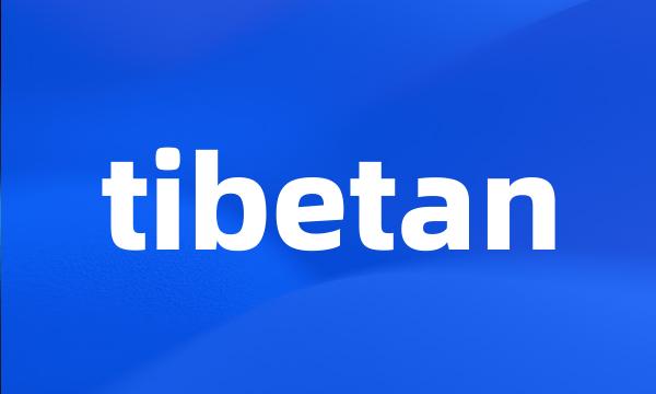 tibetan