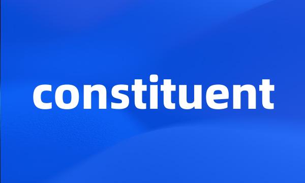 constituent