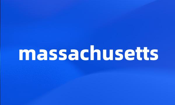 massachusetts