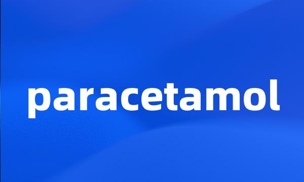 paracetamol