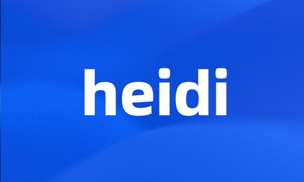 heidi