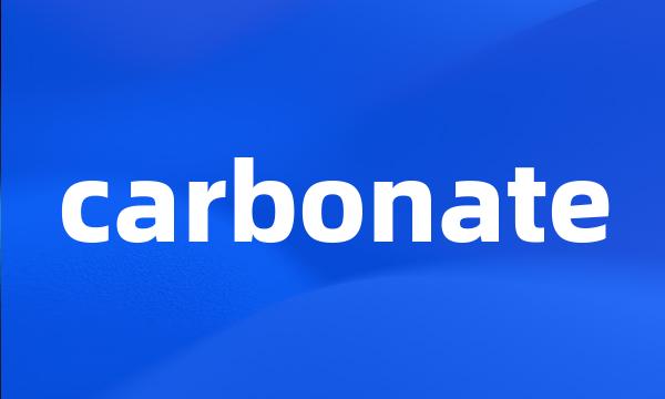 carbonate