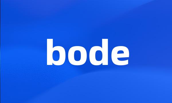 bode