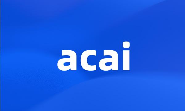 acai