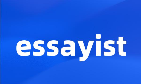 essayist