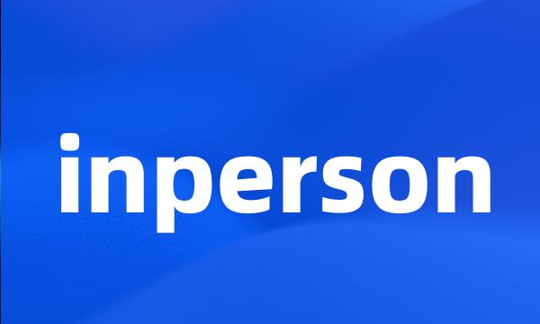 inperson