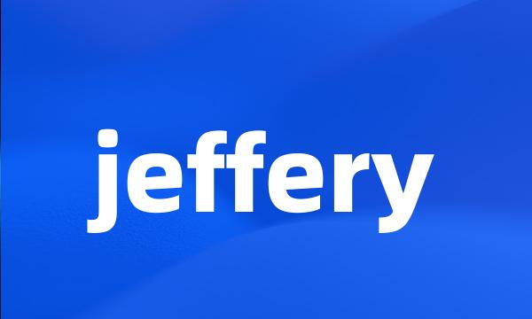 jeffery