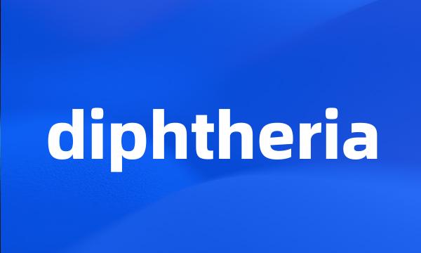 diphtheria