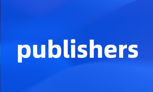 publishers