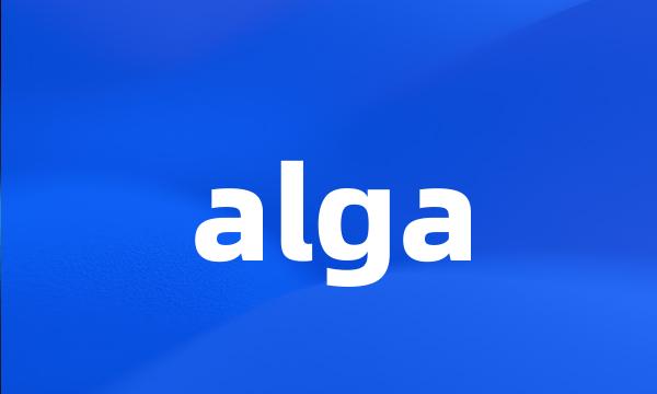 alga