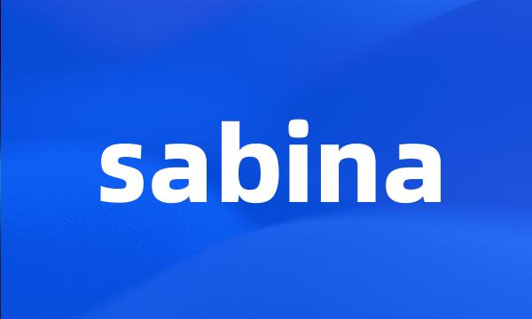 sabina