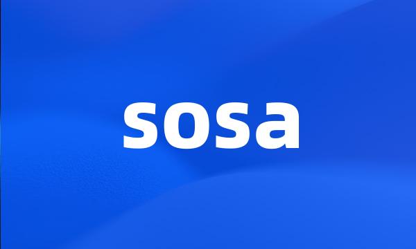 sosa